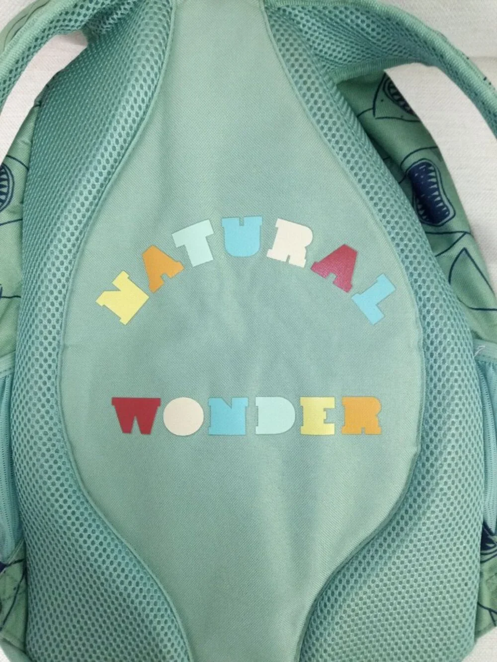 Green/Blue Boy's Shark Print Target Backpack